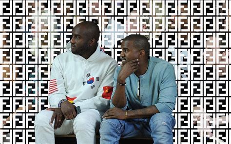 kanye intern fendi|The story of the internship of Kanye West and Virgil Abloh at Fendi.